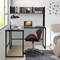 Reversible L-Shaped Corner Desk with Storage Bookshelf and Open Storage Hutch